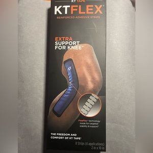 KT Tape. Kinesiology tape.  KT.FLEX for knee